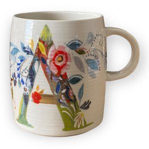 Anthropologie Petal Pallette "A" Mug by Starla Michelle Halfmann